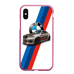 Чехол iPhone XS Max матовый Немецкий кроссовер BMW X6 M