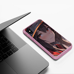 Чехол iPhone XS Max матовый Konosuba Мэгумин cute, цвет: 3D-розовый — фото 2