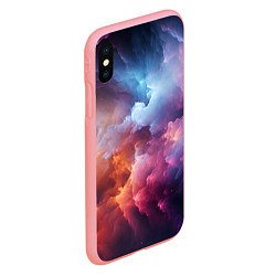 Чехол iPhone XS Max матовый Облачный космос, цвет: 3D-баблгам — фото 2