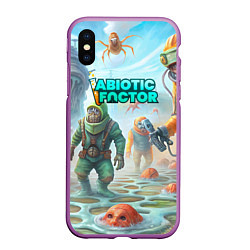 Чехол iPhone XS Max матовый Abiotic Factor монстры