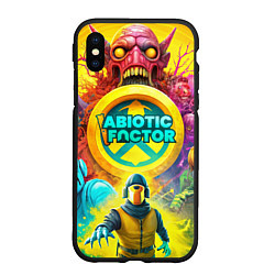 Чехол iPhone XS Max матовый Abiotic Factor персонажи и монстры