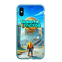 Чехол iPhone XS Max матовый Abiotic Factor атомный завод