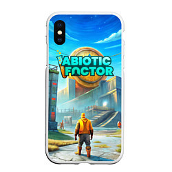 Чехол iPhone XS Max матовый Abiotic Factor атомный завод