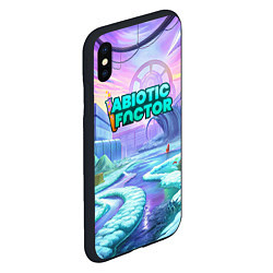 Чехол iPhone XS Max матовый Abiotic Factor world, цвет: 3D-черный — фото 2