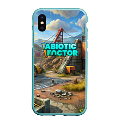 Чехол iPhone XS Max матовый Abiotic Factor атомный мир