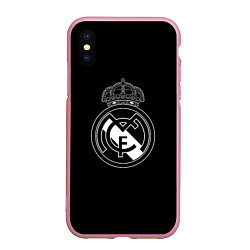 Чехол iPhone XS Max матовый Barcelona fc sport club, цвет: 3D-розовый