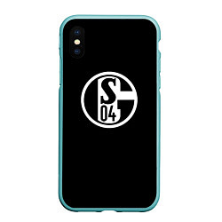 Чехол iPhone XS Max матовый Schalke 04 fc