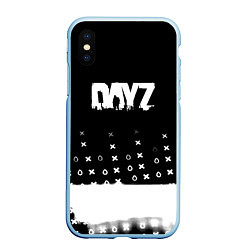 Чехол iPhone XS Max матовый Dayz game pattern logo