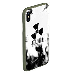 Чехол iPhone XS Max матовый Stalker fire steel, цвет: 3D-темно-зеленый — фото 2