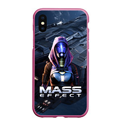 Чехол iPhone XS Max матовый Mass Effect ТалиЗора