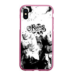 Чехол iPhone XS Max матовый Rasmus smoke steel