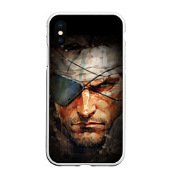 Чехол iPhone XS Max матовый Metal gear Venom Snake