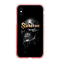 Чехол iPhone XS Max матовый Sabaton - rock group