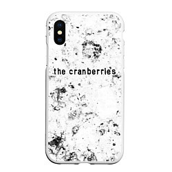 Чехол iPhone XS Max матовый The Cranberries dirty ice, цвет: 3D-белый