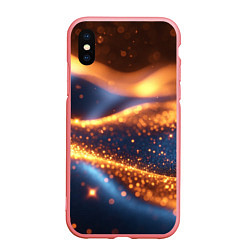 Чехол iPhone XS Max матовый Блестящая лакшери текстура