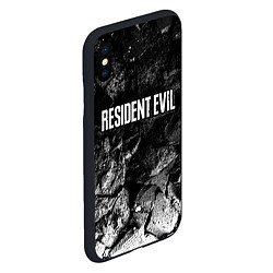 Чехол iPhone XS Max матовый Resident Evil black graphite, цвет: 3D-черный — фото 2