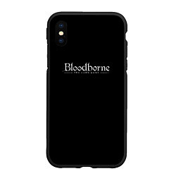 Чехол iPhone XS Max матовый Bloodborne logo