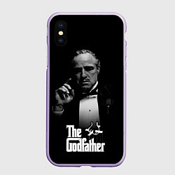 Чехол iPhone XS Max матовый Don Vito Corleone