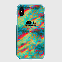 Чехол iPhone XS Max матовый Нирвана nevermind