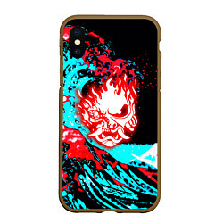 Чехол iPhone XS Max матовый Samurai steel game