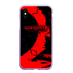 Чехол iPhone XS Max матовый God of War текстура
