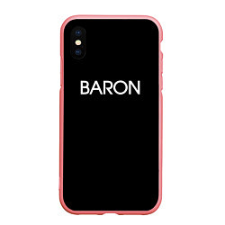 Чехол iPhone XS Max матовый Барон baron