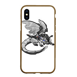 Чехол iPhone XS Max матовый BMW M1000RR drago