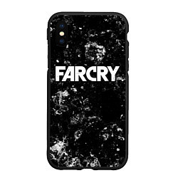 Чехол iPhone XS Max матовый Far Cry black ice