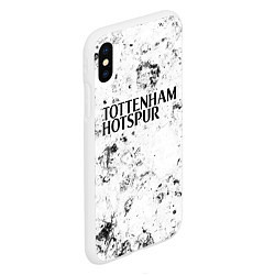 Чехол iPhone XS Max матовый Tottenham dirty ice, цвет: 3D-белый — фото 2