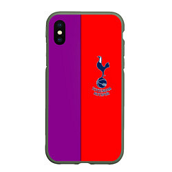 Чехол iPhone XS Max матовый Tottenham fc geometry