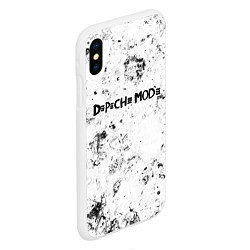 Чехол iPhone XS Max матовый Depeche Mode dirty ice, цвет: 3D-белый — фото 2