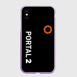 Чехол iPhone XS Max матовый Portal logo brend