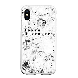Чехол iPhone XS Max матовый Tokyo Revengers dirty ice, цвет: 3D-белый