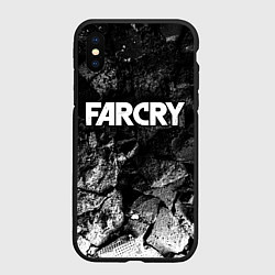 Чехол iPhone XS Max матовый Far Cry black graphite, цвет: 3D-черный