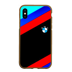 Чехол iPhone XS Max матовый BMW line sport