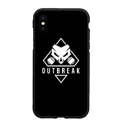 Чехол iPhone XS Max матовый Rainbow six outbreak, цвет: 3D-черный