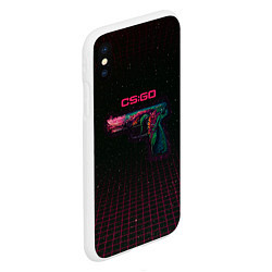 Чехол iPhone XS Max матовый Five Seven скоростной зверь - CS:GO, цвет: 3D-белый — фото 2