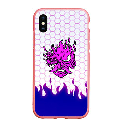 Чехол iPhone XS Max матовый Samurai logo cdproject