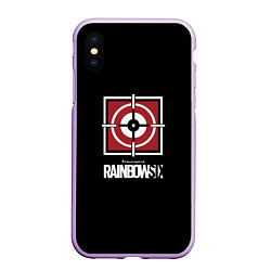 Чехол iPhone XS Max матовый Rainbow six action game