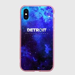 Чехол iPhone XS Max матовый Detroit become human space