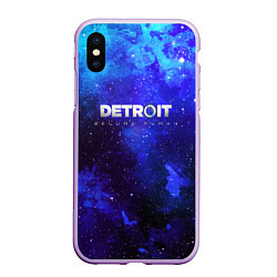 Чехол iPhone XS Max матовый Detroit become human space