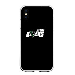 Чехол iPhone XS Max матовый GTA givers