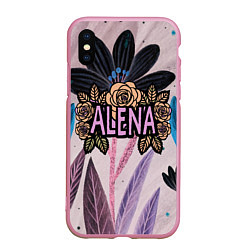 Чехол iPhone XS Max матовый Alena roses