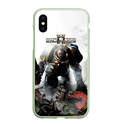 Чехол iPhone XS Max матовый Warhammer 40000 space marine 2 poster