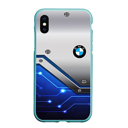 Чехол iPhone XS Max матовый BMW geometry nano