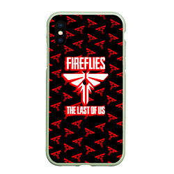 Чехол iPhone XS Max матовый The Last of Us pattern game