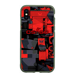 Чехол iPhone XS Max матовый Counter strike skin awp