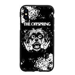 Чехол iPhone XS Max матовый The Offspring рок пес