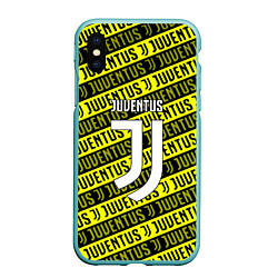 Чехол iPhone XS Max матовый Juventus pattern fc