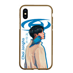 Чехол iPhone XS Max матовый Ateez Choi Jongho